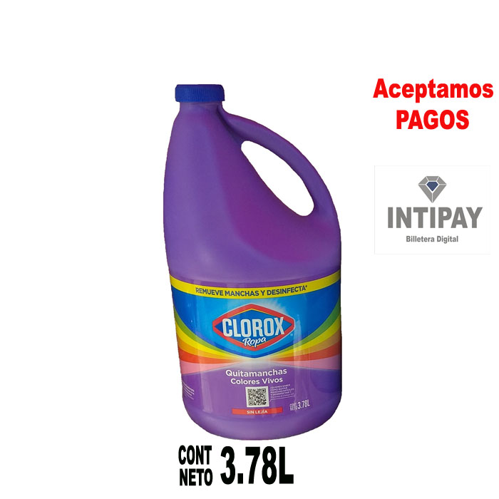 Clorox Ropa Colores Vivos 3.78L